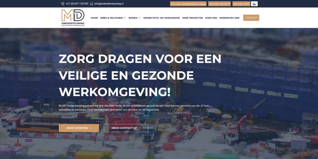 Website laten maken-MD-Ondersteuning gemaakt door Skatsite